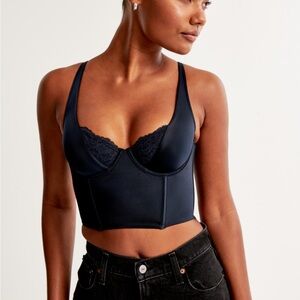 Abercrombie Lace and Satin Balconette Corset